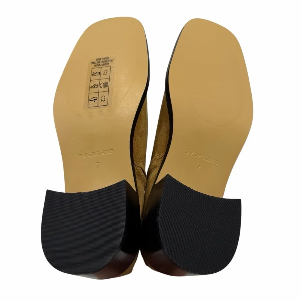 NEW Everlane Toasted Almond Suede Tan Leather The City Boot in Size‎ 7